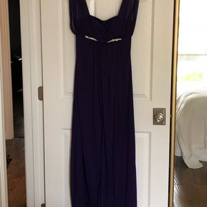 Purple formal dress